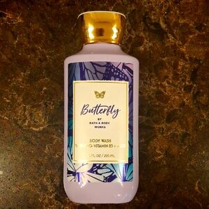 Bath & Body Works Butterfly Body Wash with Gold Cap